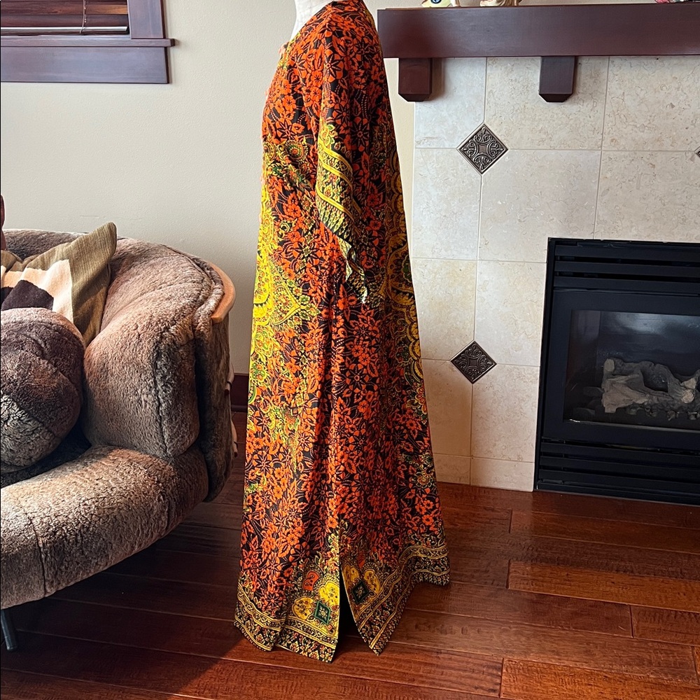 Vtg Thai caftan dashiki dress - Picture 2 of 11